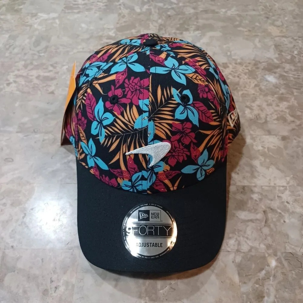 New Era McLaren F1 Racing Miami GP Lando Norris Floral Cap Limited Edition Hat - Picture 3 of 12